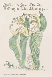Kielot, teoksesta "Floran juhla", 1901